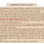 Capitulaciones de Santa Fe (1492)