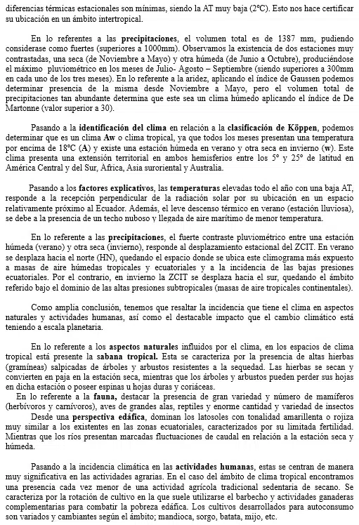 Academia oposiciones Antequera Climograma