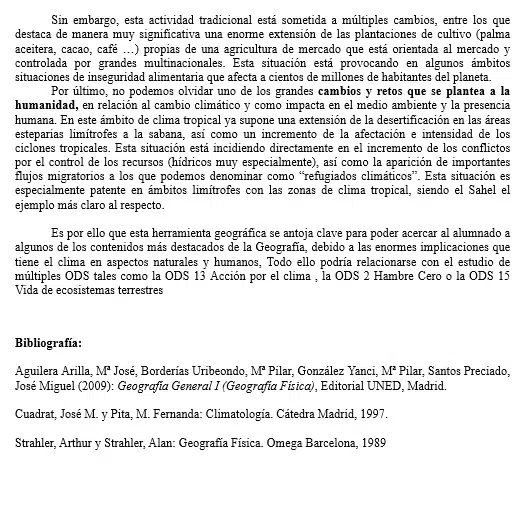 Oposiciones Geografia e Historia practicas climograma
